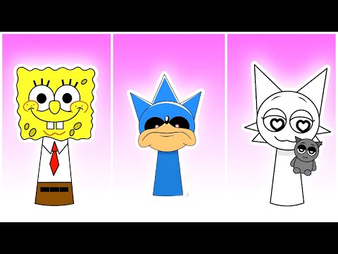 SONIC 🆚 WENDA 🆚 SPONGEBOB  Sprunki Incredibox Animation #698