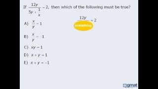 GMAT Prep - Math Lesson - The Something Method
