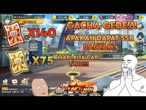 GACHA GEDE LAGI! KIRA KIRA DAPAT SSR BERAPA? | One Punch Man : The Strongest Man