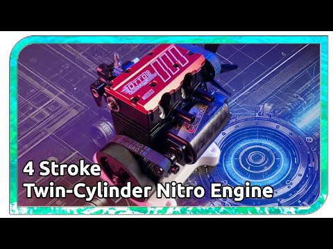 TOYAN OTTO 2 Cylinder, 4 stroke engine