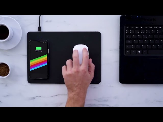 Vídeo relacionado con Mr Wonderful Alfombrilla de Carga Inalámbrica para Smarthphones con Tecnología Qi, Alfombrilla Ratón Gaming Rígida con Diseño de Cactus Verde