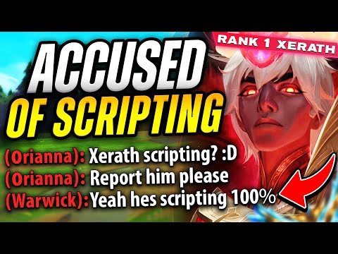 Rank 1 Xerath Called Out for CHEATING In Ranked! (REPORTED FOR SCRIPTING)