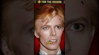 David Bowie's Eyes Have A CRAZY Story To Tell!? 🤯 #rockstories #davidbowie
