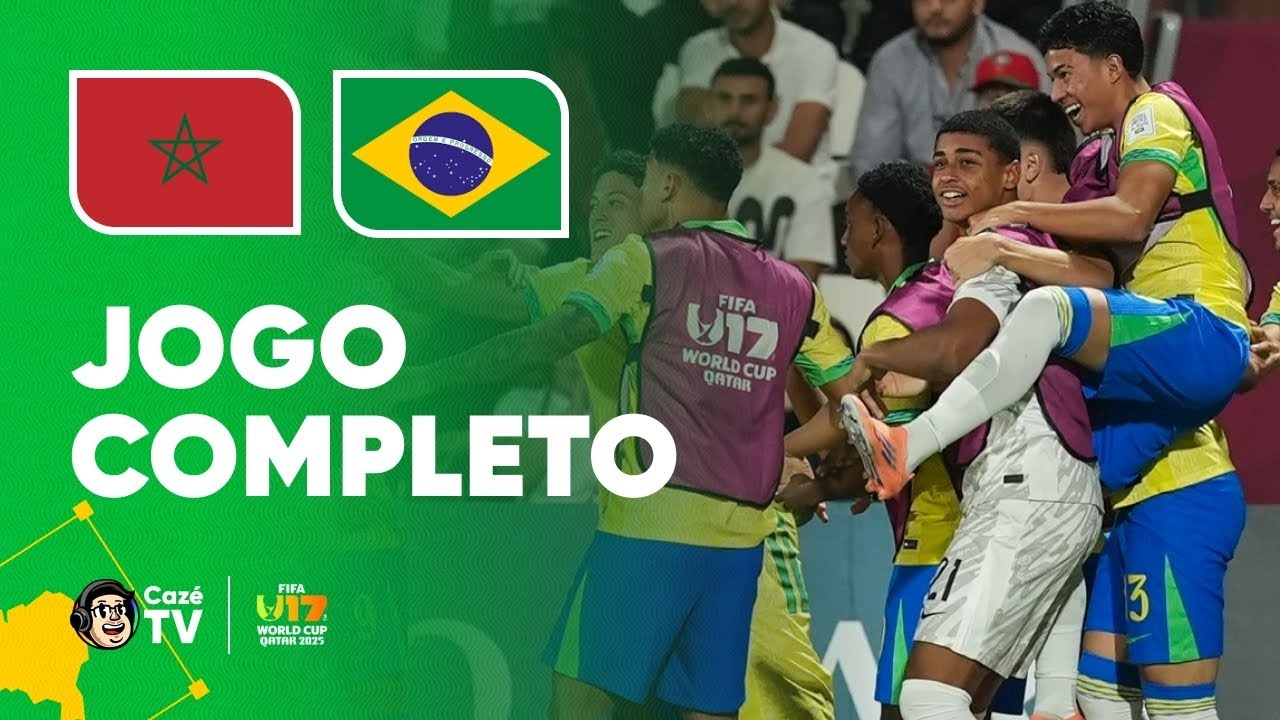 JOGO COMPLETO: BRASIL X MARROCOS | COPA DO MUNDO SUB-17 FIFA™ 2025 | QUARTAS DE FINAL