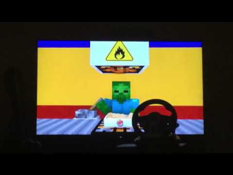 Minecraft monster school work at Burger King