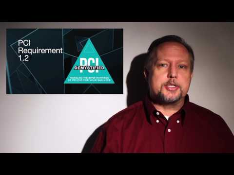 PCI DSS Requirement 1.2  Restrict Connections to Untrusted Networks