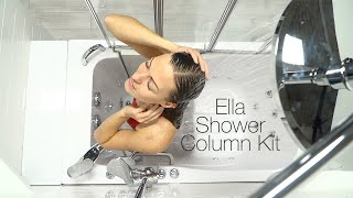 Ellas Bubbles - Walk In Bathtub Shower Column Kit Install With Five Piece Faucet