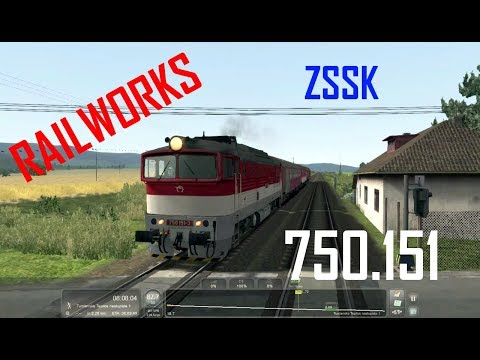 Railworks | Train Simulator 2016 - ZSSK 750.151
