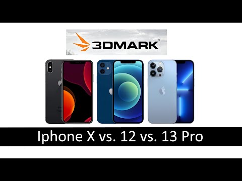 Apple iPhone X vs. iPhone 12 vs. iPhone 13 Pro | 3Dmark Wild Life (Extreme)