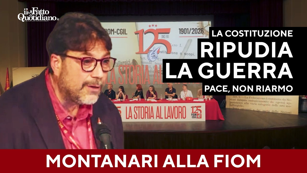 Montanari attacca il governo: “Sono ancora fascisti perché negano la Costituzione”