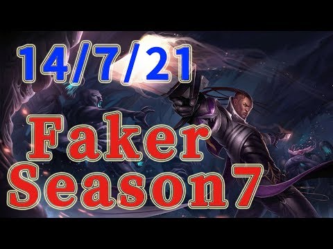 SKT T1 Faker Lucian MID vs Malzahar Patch 7.12