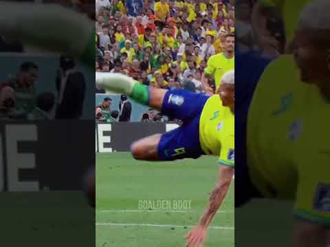 Richarlison acrobatic goal 🔥🔥🔥 Brazil vs Serbia FIFA 2022 😍 #richarlison #footballgoals #shorts