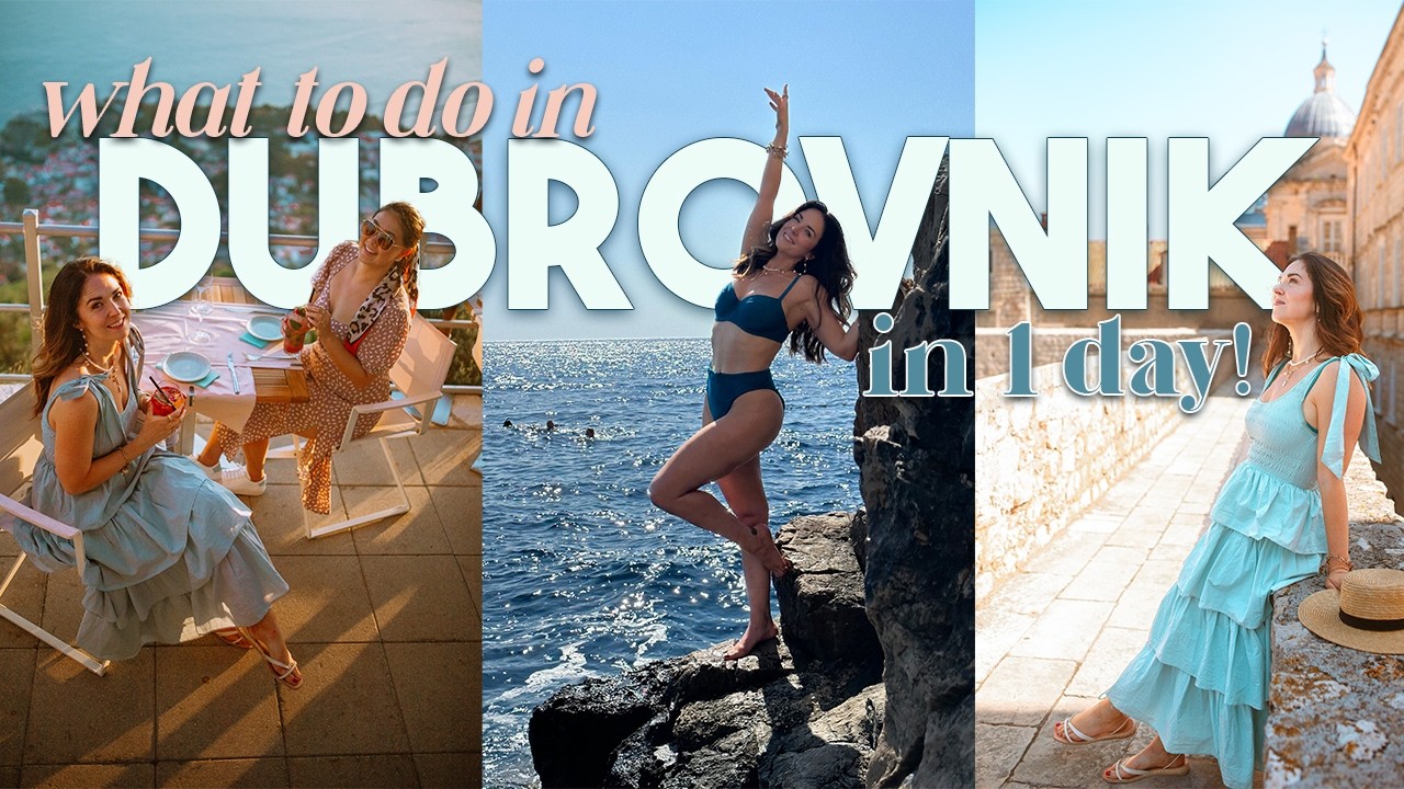 Dubrovnik Travel Vlog: BEST Things to Do (even if you only have 1 day!)