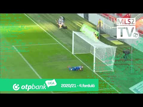 Grozav Gheorghe-Teodor gólja a DVTK – Budapest Honvéd mérkőzésen