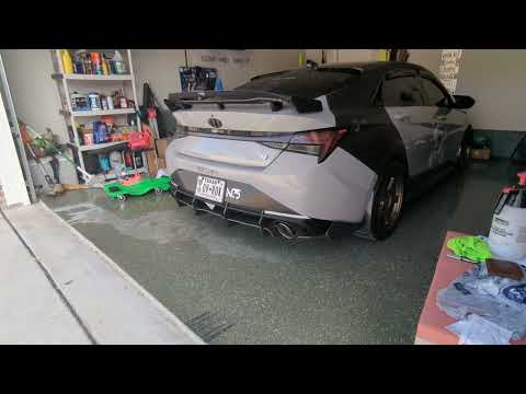 SO LOUD!?! Tuned Elantra N Borla ATAK cold start