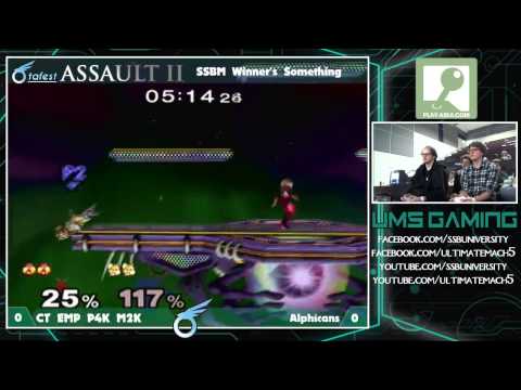 Otafest: Assault II - Mew2king (Sheik/Marth) vs Alphicans (Fox)