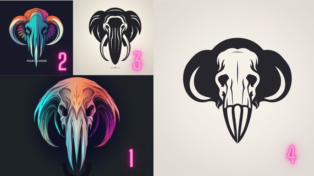 Create Vector Logos using Midjourney v 5 2 and Prompt Engineering EXTENDED