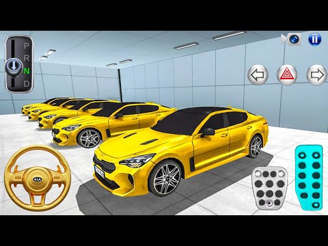 New Golden Kia Cars Stuck at Supercar Store - 3D Driving Class 2026 - Android GamePlay Car Game
