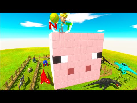 ⚔️ FPS AVATAR IN THE HEAD PIG MINECRAFT DEATH RUN CRYPTO BRO BOSS - Animal Revolt Battle Simulator