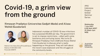 Global Seminar. Covid-19, a grim view from the ground