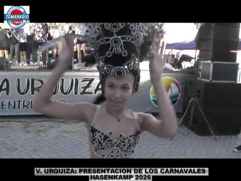 VILLA  URQUIZA   LANZAMIENTO TEMPORADA DE VERANO DE ENTRE RIOS   SORTEO CARNAVALES HASENKAMP 202