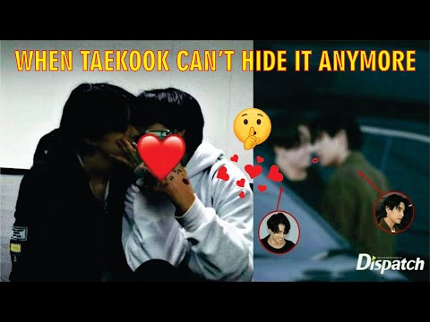 When Taekook Can't Hide It Anymore