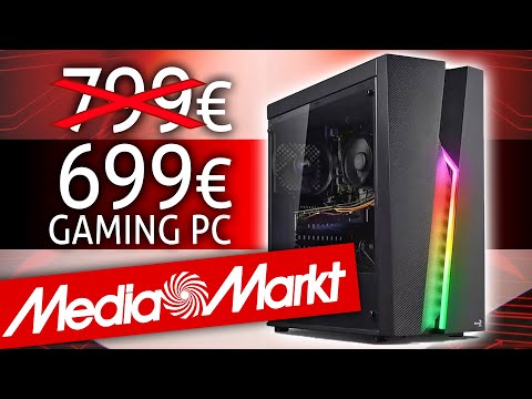 EXTREME ABZOCKE bei MediaMarkt!! 700 Euro GAMING PC Test 2021