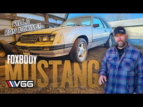 BARNFIND FoxBody Mustang Parked 23 YEARS! Will It RUN AND DRIVE Home?