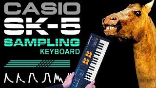 Video thumbnail for Casio Sk-5 Mini Sampling Keyboard (1985) - The Art of Making Noise by J B Tech Deck