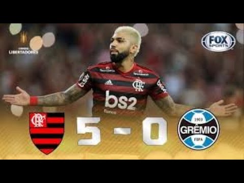 Flamengo 5 x 0 Grêmio  Semifinal Libertadores 2019 Melhores Momentos (TV GLOBO HD)