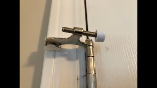 How To Install A Door Stop On Hinge Pin