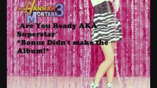 Hannah Montana Season 3 Sountrack- &quot;Are You Ready AKA Superstar&quot;