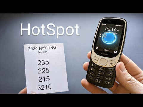 Does Nokia 235 , 225 , 215 Have HOTSPOT?  ( 4G 2024)