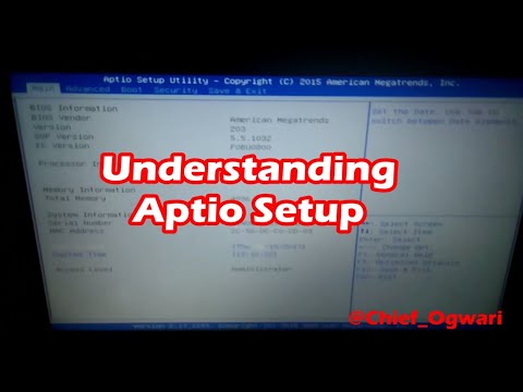 Understanding Aptio Setup Utility on Asus | 2015