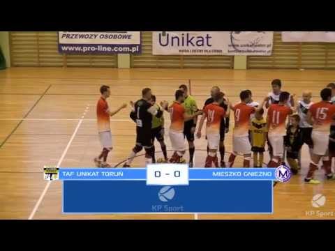 TAF Unikat Toruń - Mieszko Gniezno / Skrót / 1 Polska Liga Futsalu  [15.11.2015]