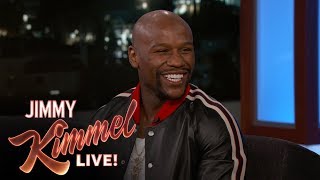 Jimmy Kimmel & Floyd Mayweather Analyze Fight Prop Bets