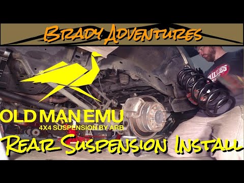 OME Rear Suspension Install 2.5" Lift - Land Cruiser 100 Series Overland Build
