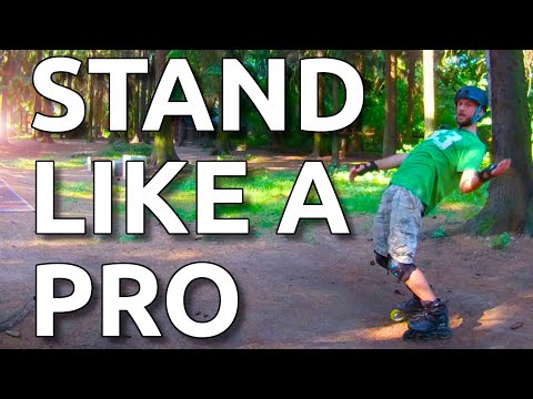 How to Inline Skate. First steps. Basic STANCE for INLINE SKATER!