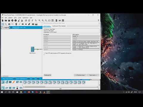 3.5.5 - Packet Tracer - Investigate the TCP/IP and OSI Models in Action