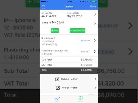 Invoice4All, Invoice Maker