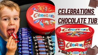 Celebrations Chocolate Tub Review | Galaxy, Snickers, Mars & More | Best Gift Box BD