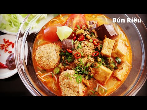 Cách nấu BÚN RIÊU CẤP TỐC thơm ngon, nhanh gọn | Vietnamese Crab Noodle Soup | Mai Khôi