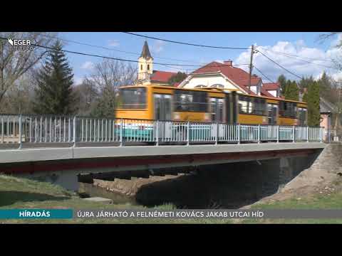 Újra járható a felnémeti Kovács Jakab utcai híd - 2021.04.01.