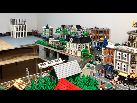 Bau einer Lego Stadt Teil 110. - Neue Fußgängerzone und Hochhaus