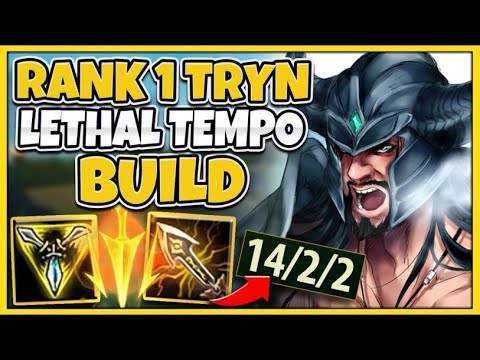 THIS BUILD MAKES TRYNDAMERE AN ABSOLUTE 1V9 MURDERER - League of Legends