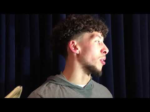 Brandon Johns After the Iowa win