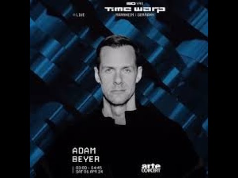 Adam Beyer @ Time Warp 2024 In Mannheim, 30 Years Anniversary