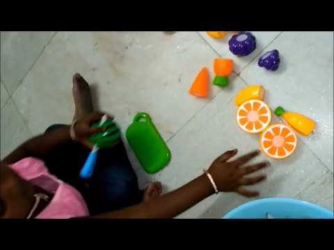 Toy Velcro Cutting Fruits and Vegetables |Velcro Toy Cutting for Kids