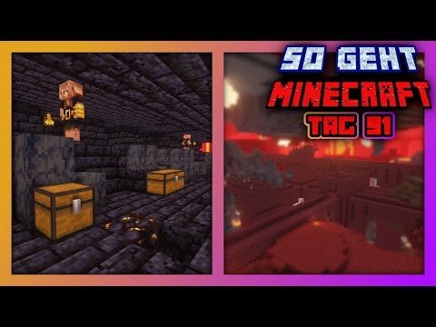 Nether Festungen & Bastionen SICHER plündern in Minecraft 🔸 So geht Minecraft - Tag 91