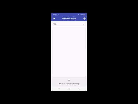 To Do List with Voice Commands
